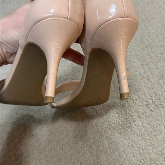 BP Nordstrom Beige with a touch of Blush Strappy Heels - Picture 3 of 3